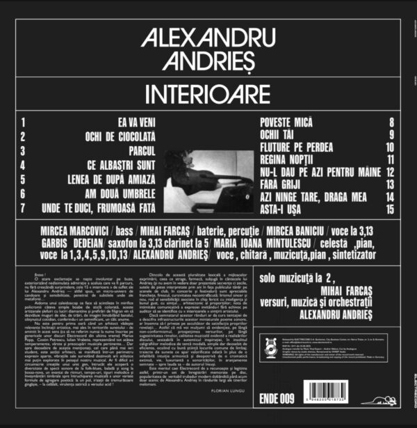 Alexandru Andrieș - Interioare - Vinyl - imagine 3